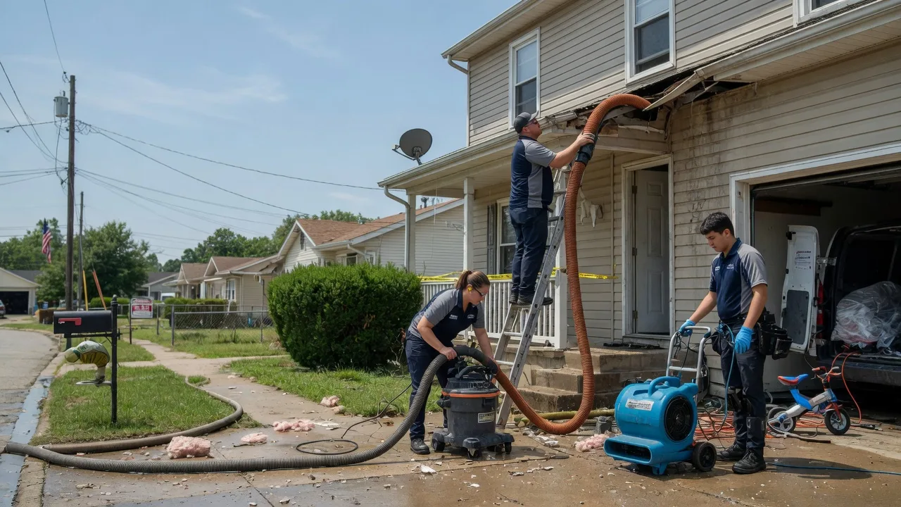 Water Damage Restoration in Stockton, IL near me